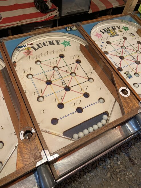 一列揃ったスマートボール