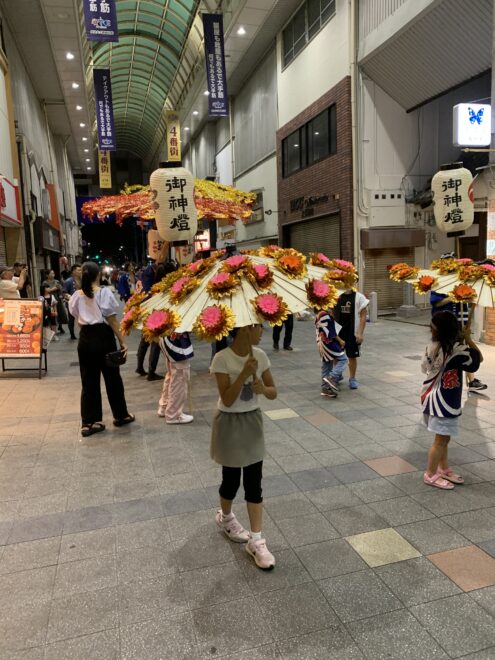 大手筋商店街花傘パレード
