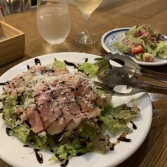 娘が赤ちゃんの頃から、外食の定位置はカウンター